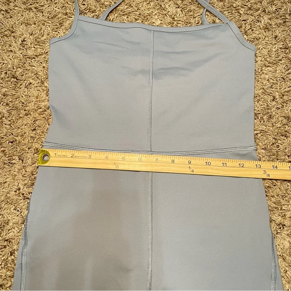 Aritzia‎ Wilfred Free Divinity Jumpsuit Full Length Size Medium Blue Stretch